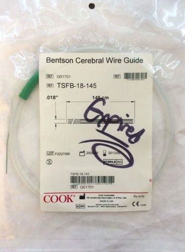 COOK Bentson Cerebral Wire Guide   .018&#034; X 145cm   REF: G01701
