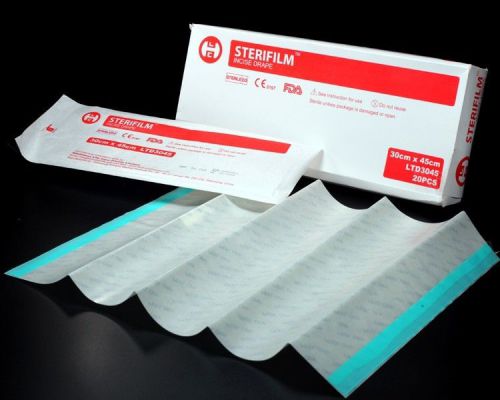 Steridrape Type Incise Drape Sterifilm -30cmX45cm (Pack of 20 Pieces)