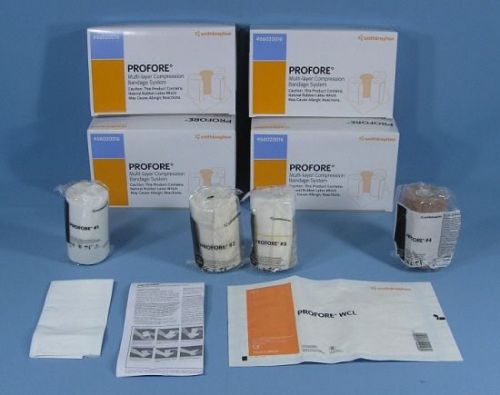 * 4 smith &amp; nephew 66020016 profore multi-layer compression bandage system new * for sale