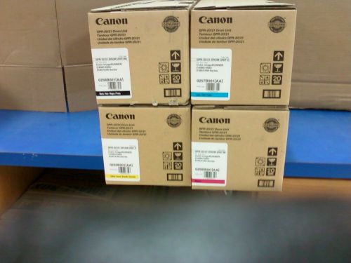 GPR-20/21 CANON DRUM CORES USED #0255B001/0256B001/0257B/0258B 2 SETS OF 4