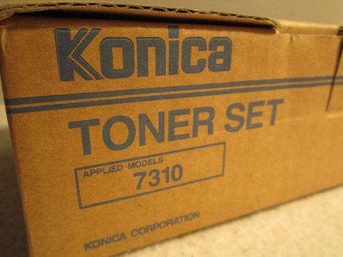 KONICA TONER SET MODEL-7310 BLACK NEW