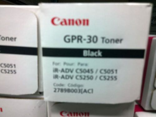 Canon oem genuine Black Toner 2789B003 AC GPR 30 5045 5051 5250 5255