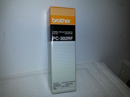 PC-302RF New OEM Brother Refill Rolls PC-301 FAX-750/770/775/775Si MFC-970MC