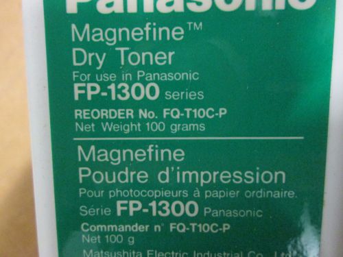Genuine Panasonic FP-1300 Series Magnefine Dry Fax Toner 100g P/N FQ-T10C-P