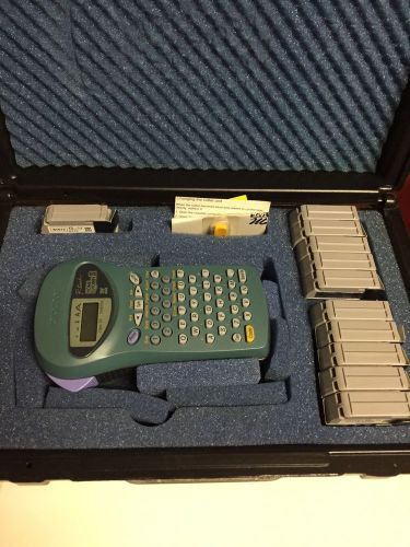 Brother p-touch label maker pt-85 w/case &amp; 12 rolls of tape for sale