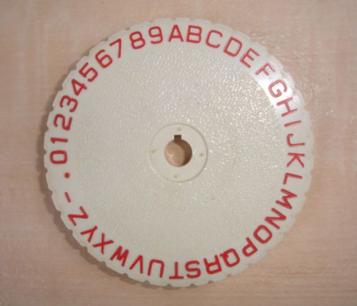 ~ Dymo Embossing Wheel 150 for M 6 Tapewriter