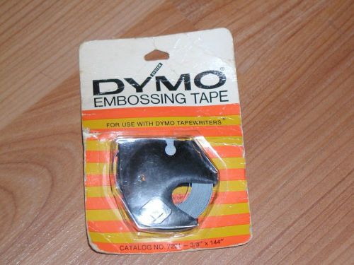 Dymo System Embossing Tape 7291 3/8&#034; X 144&#034; Use w/ Dymo Tapewriters BLUE NIP