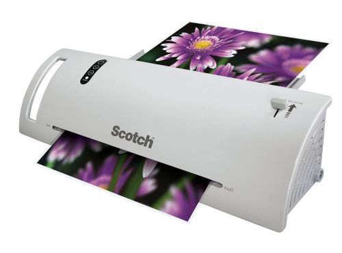 Scotch thermal laminator combo pack, includes 20 letter-size laminating pouches for sale