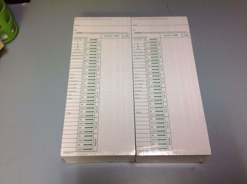 Acroprint Time Recorder Weekly Time Cards ATT311 Electronic P/N 09-6103-080
