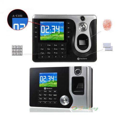High quality biometric fingerprint employee attendance time clock recorder tcp for sale