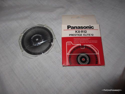 NEW OEM Panasonic KX-R12 Prestige Elite 12 Typewriter Printwheel Print Wheel