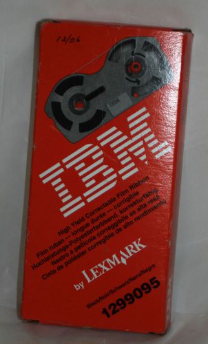 IBM 1299095 Typewriter High Yield Correctable Ribbon Cassette Black
