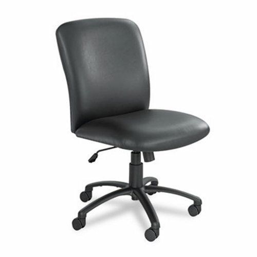 Safco uber series big/tall swivel/tilt high-back chair, vinyl, black (saf3490bv) for sale