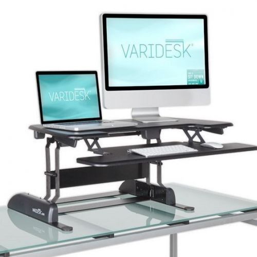 VARIDESK PRO PLUS Sit Standing adjustable height desk workstation table