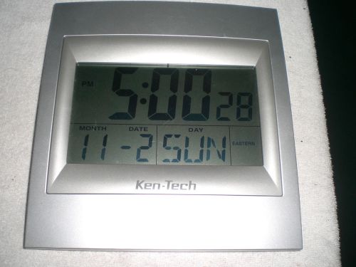 Ken-tech 250 1699 large digital atomic clock for sale