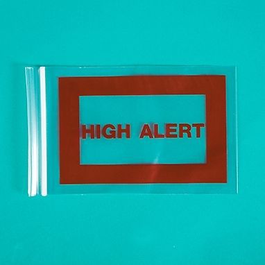 High alert bag, 4 x 6 for sale