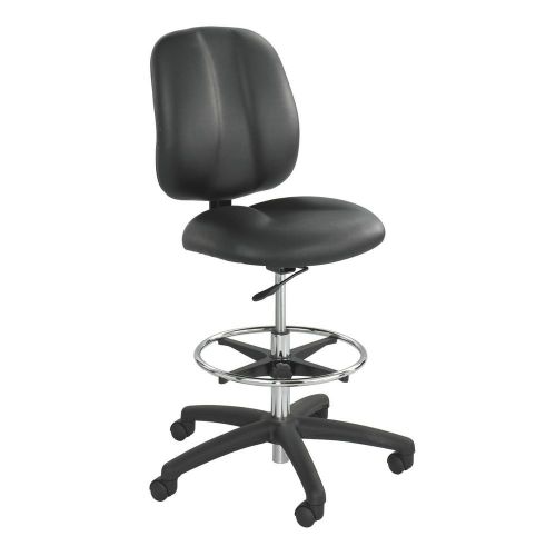 NEW Safco Products Apprentice II Extended Height Task Chair, Black Vinyl, 7084BL