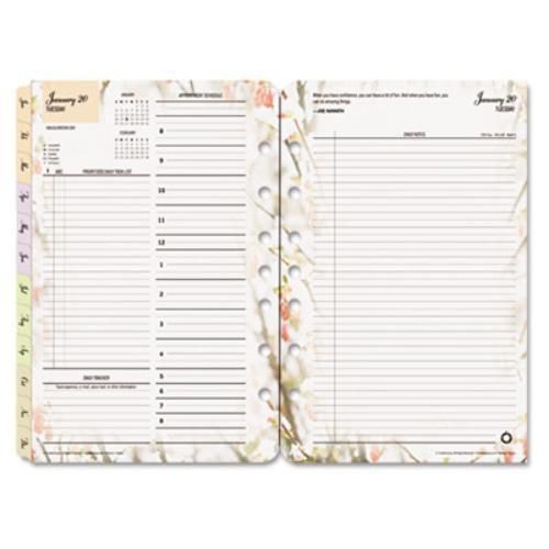 Franklin Covey Blooms Garden Design Classic Planner Refill - Daily - (3544415)