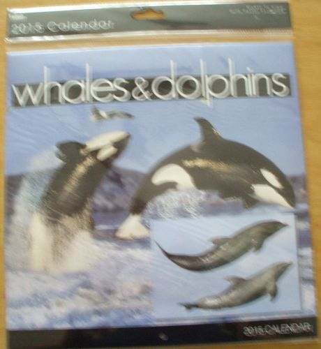 WHALES AND DOLPHINS 2015 MONTH TO VIEW CALENDER