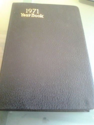 VINTAGE Marquette 1971 Year Book day calender daily planner appointment diary