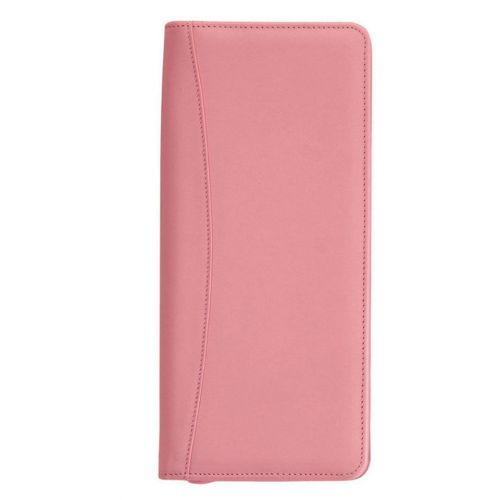 Royce Leather Expanded All Nappa Cowhide Document Case-Carnation Pink