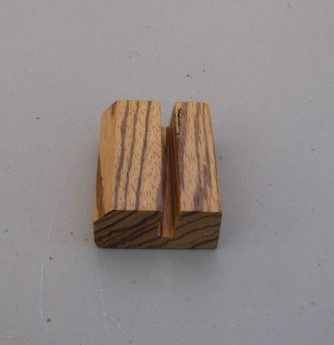 ZEBRA WOOD  BUSINESS CARD HOLDER,LETTER HOLDER