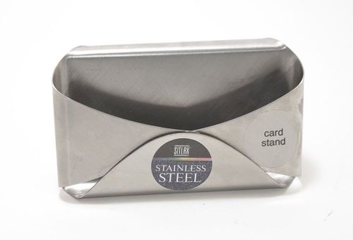 Business Card Holder w/stand - Shiny Finish - 4&#034;X2&#034;X2&#034; -  (STCH-3)