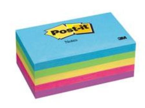 Post-it Note 3&#039;&#039; x 3&#039;&#039; Ultra Colors 5 Count 100 Sheets Per Pad