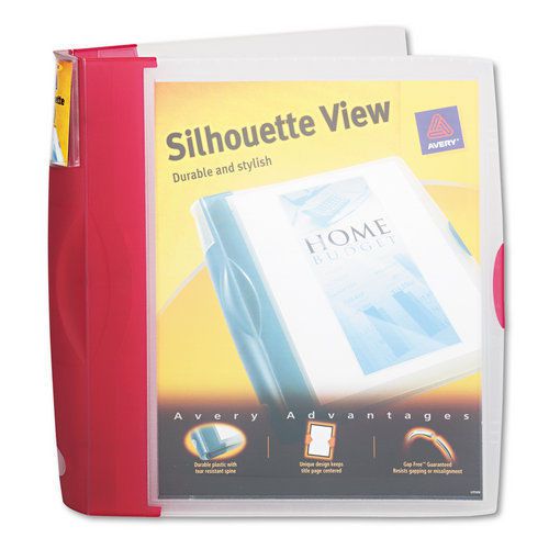Avery ave17333 silhouette view binder with gap free round rings, 1-1/2&#034; capacity for sale