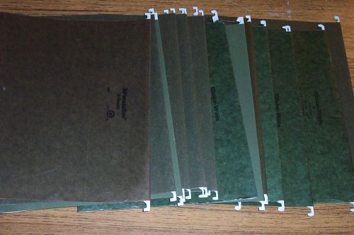 Green Hanging File Folders