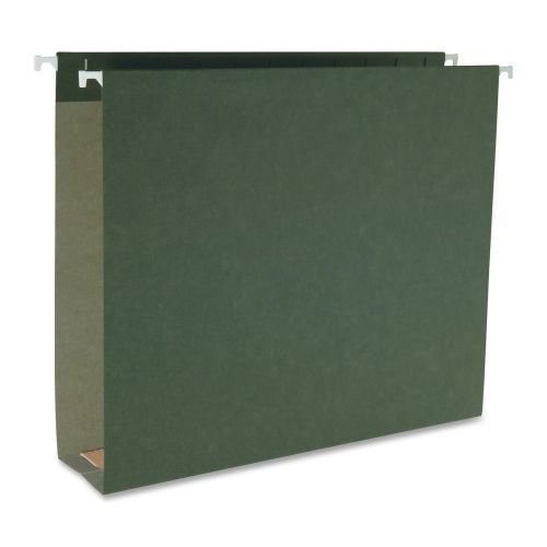 Business source hanging box bottom file folder -legal -2&#034;-green-25/bx- bsn43854 for sale
