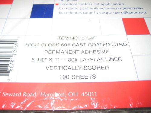 Pearl High Gloss- Pressure Sensitive Paper-100 sheets