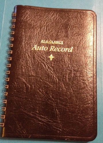 At-A-Glance Auto Record Book, Wirebound, 4x6&#034;, Black