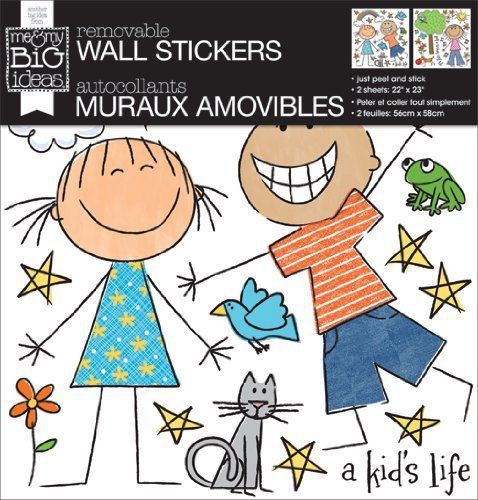 Me &amp; my big ideas removable wall sticker, a kid&#039;s life brand new! for sale