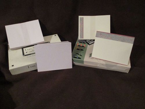 2 NIP Paper Direct Laser Note Cards 50 ct. ea French Patina &amp; Rosewood Envelopes