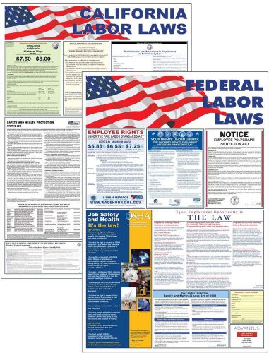 State Federal Labor Law Posters Mail In Card Current Federal Laws Avt83905