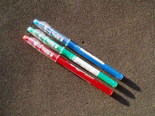 3 Colors Pilot Frixion Ball Point 0.7mm(Blue Green Red)