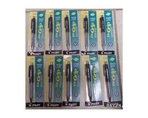 Pilot Dr. Grip Retractable Ballpoint Pens Pack of Ten (Blue)