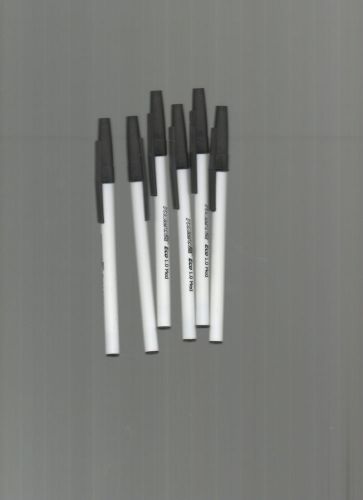 Half a Dozen Black Promarx 1.0 Med Ball Point Pens