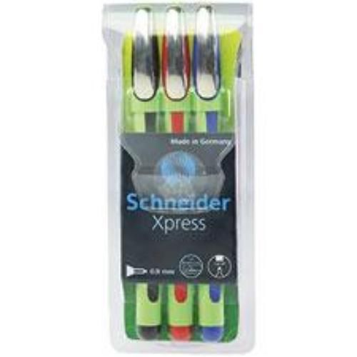 Slider Xpress 3 Pack Black Red Blue Ink