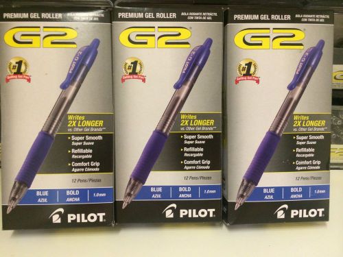 Box Of Pilot G2 Premuim Retractable Gel Ink Rolling Ball Pens