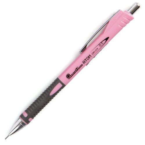 Automatic clutch / mechanical pencil 0.5 mm quantum atom qm-224 - pink for sale