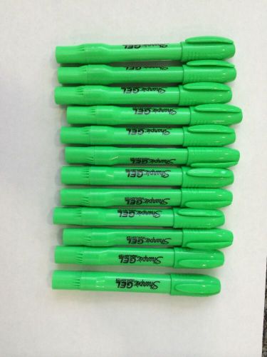 Sharpie gel highlighters green 1 dz for sale