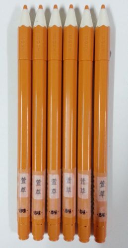 SHANGHAI A6701 0.35mm 6pcs Orange ink Gel pen