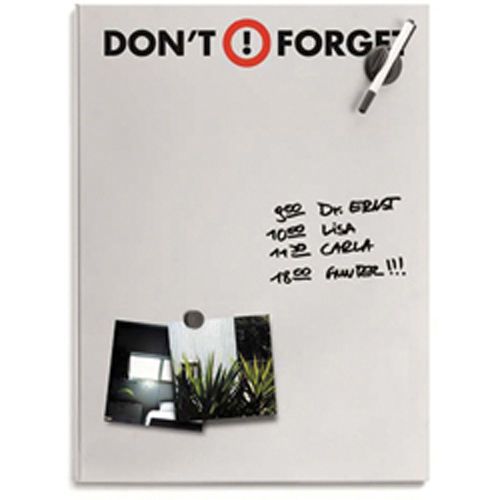 blomus magnet board &#034;don&#039;t forget&#034; with marker and eraser 16x20