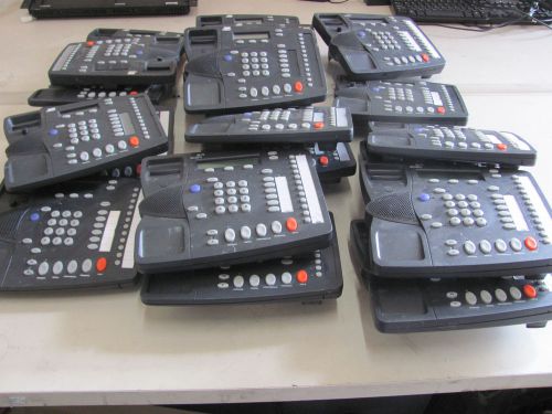 Lot of 21x 3com voip office business phones 1102 655000803 3c10226pe 3c102281rb for sale