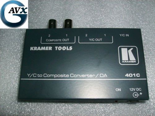 401C Kramer TOOLS  s-Video to Composite Video Format Converter 2900-000158 Rev 4
