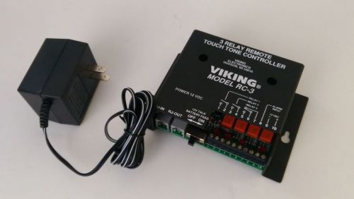 Viking rc-3 3 relay remote touch tone controller 258151 refurb warnty for sale