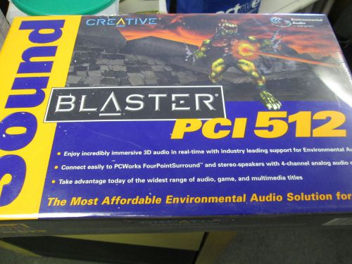 Creative Labs Sound Blaster PCI 512 Sound Card L1058