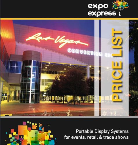 Trade show catalog hardcopy for banner stand for sale